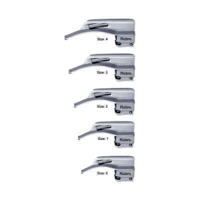 American Macintosh Fiber Optic  Laryngoscope Blades.